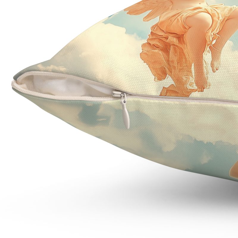 Living in His Grace - Spun Polyester Square Pillow - Image 3