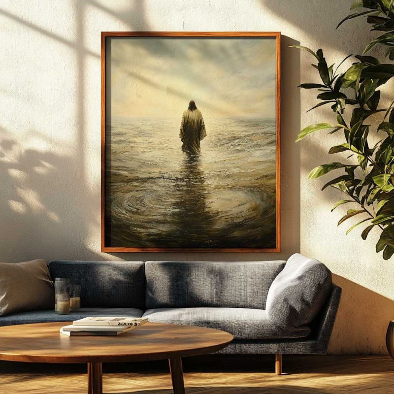 The Eternal Walk - Framed Canvas - Image 2